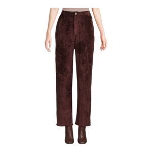 Rag & Bone pants Ellie straight corduroy burgundy size 28